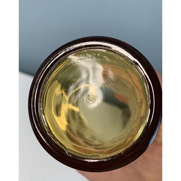 6 Hazel Atlas Amber El Dorado Optic Dot Coin Tumbler Juice Glasses MCM Vintage - Picture 3 of 11